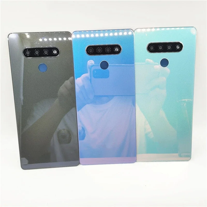 For LG Stylo 6 Q730  K71 Housing Door Battery Cover Back Cover Rear Case Chassis Shell Style With Camera Lens Replacement