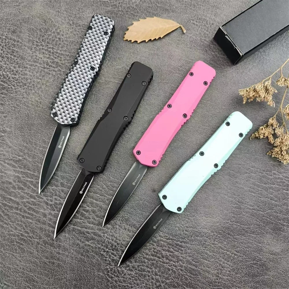 Mini Folding Pocket Knife A07 Folding Knife 440c Blade Zinc Alloy Handle Outdoor EDC Survival Camping Hiking Hunting Tools