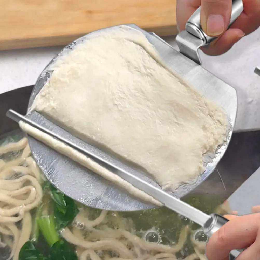 

Stainless Steel Noodle Making Tools Kitchen Gadgets Silver Lightweight Portable Multifunctional Design Perfect Shaping Cutting