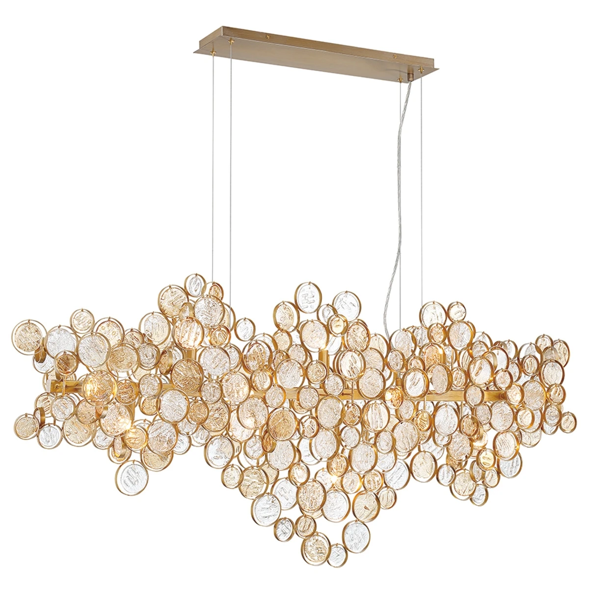 

Строительные стеклянные вафли, люстра, мастерство, подвесной светильник из прессованного стекла для дома, гостиной, освещение, домашний декор на заказ