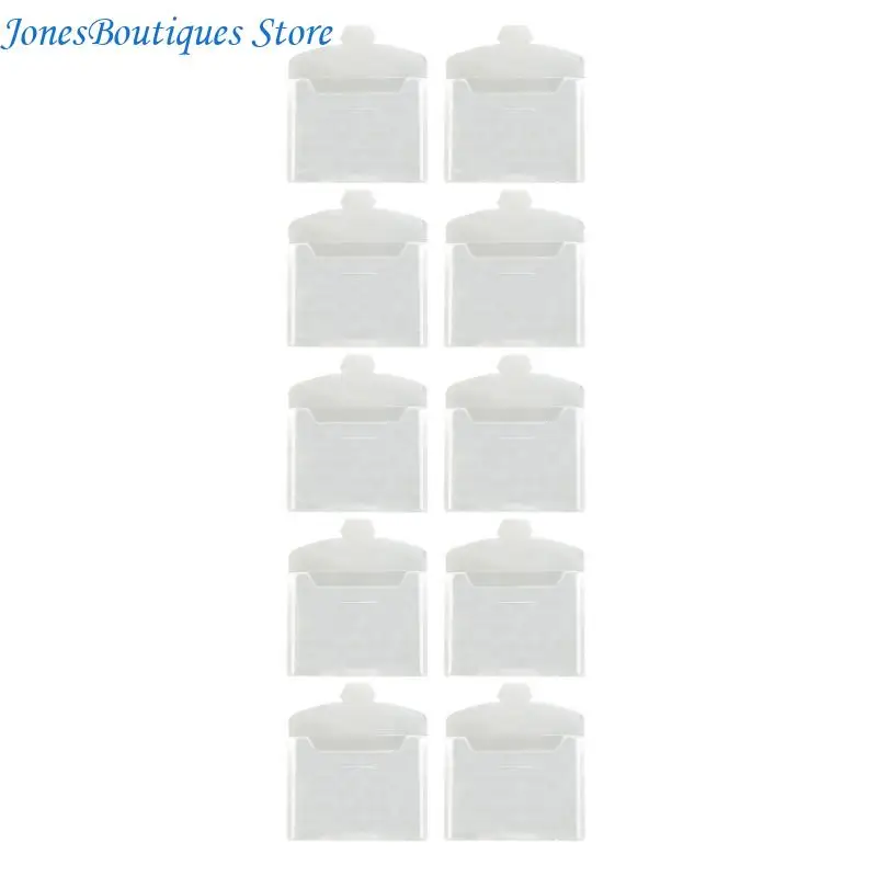 10 Clear Waterproof Die Cuts Storage Bags Die and Stamp Storage Pockets W8KE