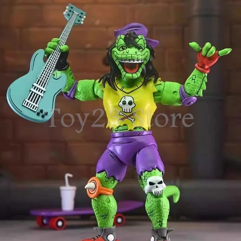 Neca TMNT Mondo Gecko Action Figure Anime Coleção NECA Filme Brinquedos Boneca Presente de Aniversário