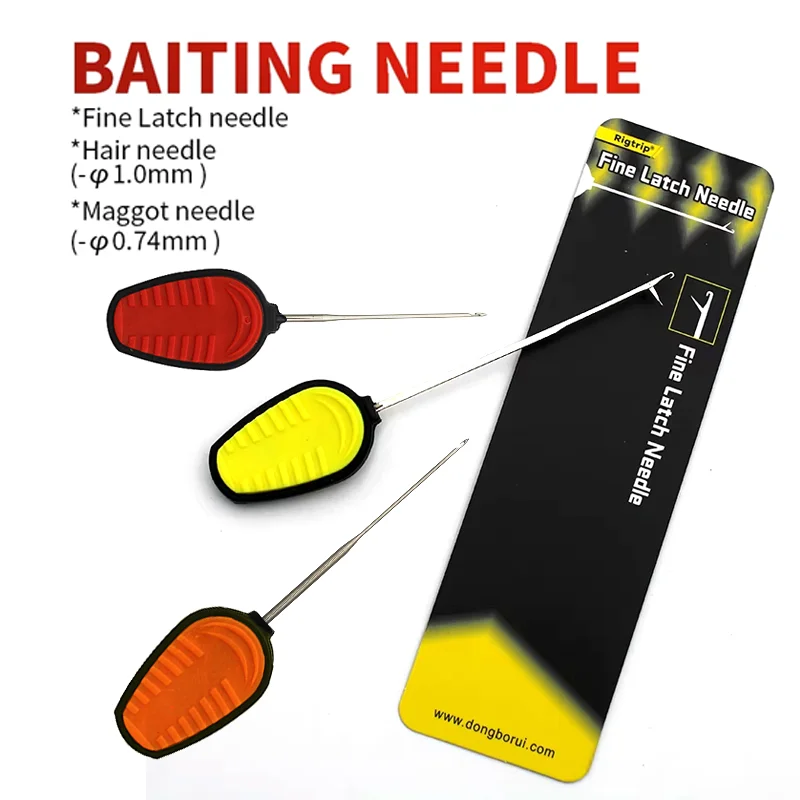 Carp Fishing Tools Rigging Baiting Needles Hair Needle Fine Latch Needle Maggot Needle for Fishing Lure Baits Tackle