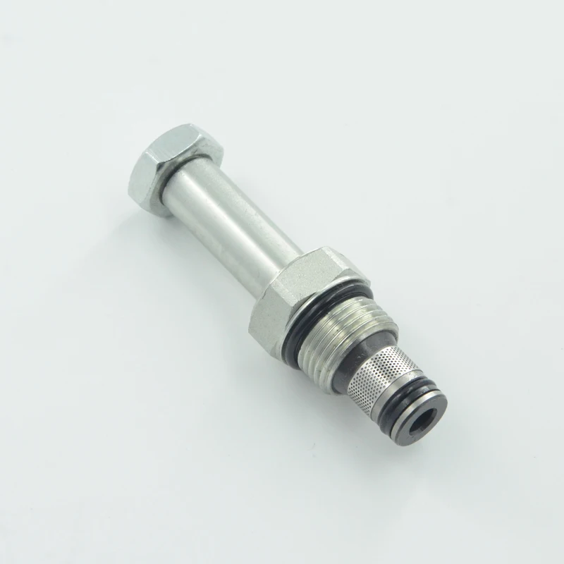 Oil hydraulic thread cartridge solenoid valve reversing pressure relief normally closed valve