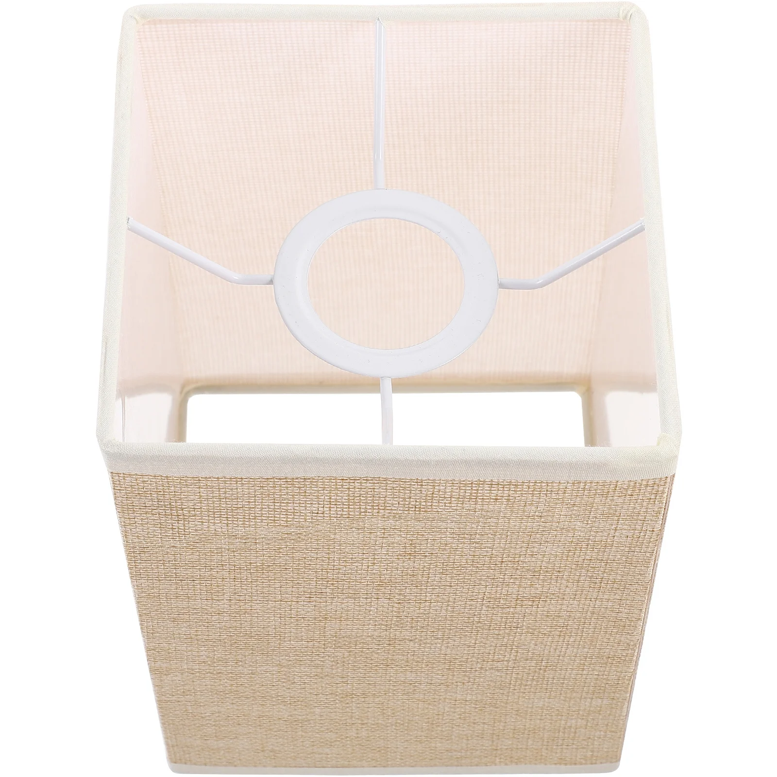 

Square Linen Table Lamp Shade Simple Vintage Decorative Replacement Lampshade for Bedroom Living Room Office Home Lighting