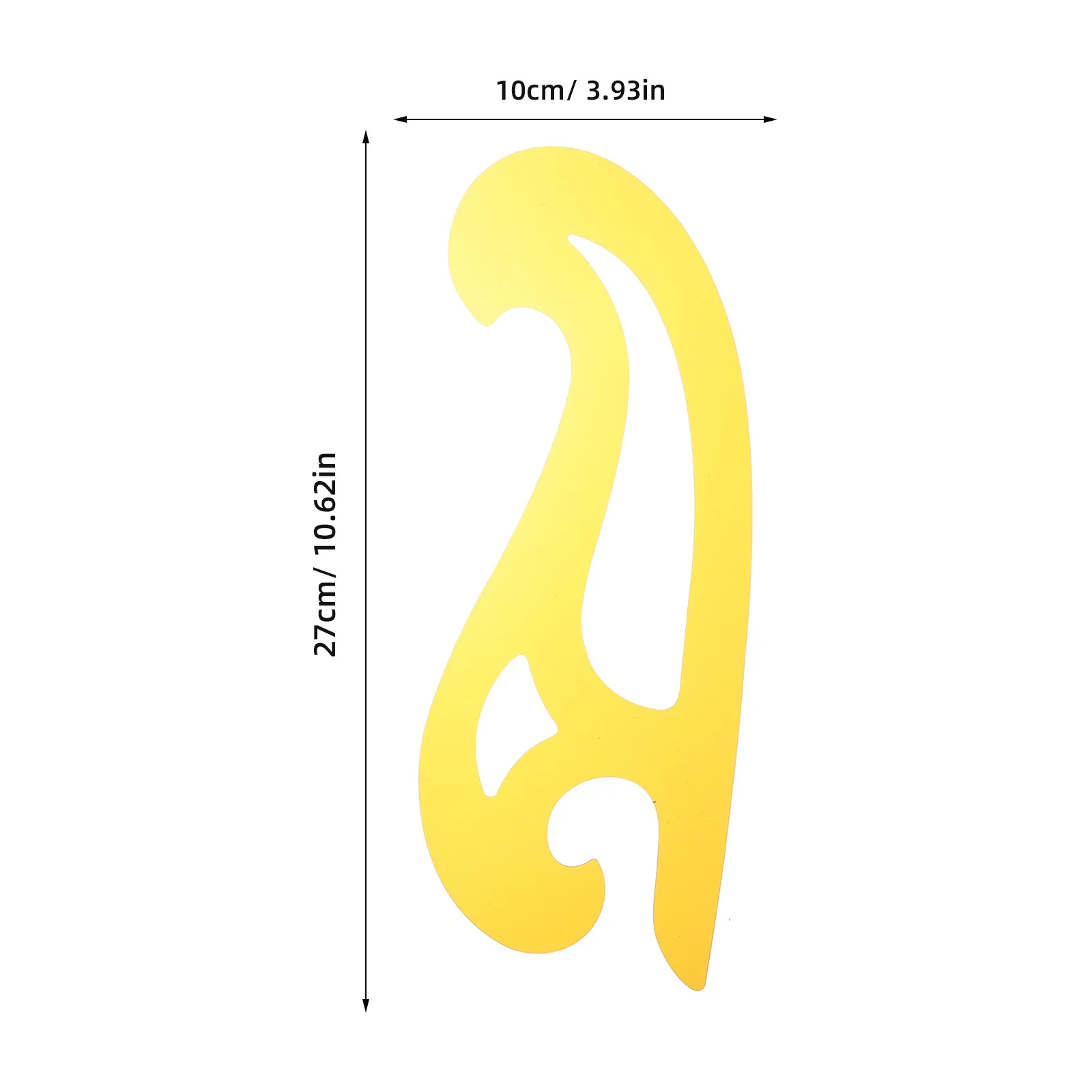

3 Pcs Drawing Template Dressmaker Ruler French Curve Plastic Supplies Sewing Tailor Fashion Patternmaker Circles Squares