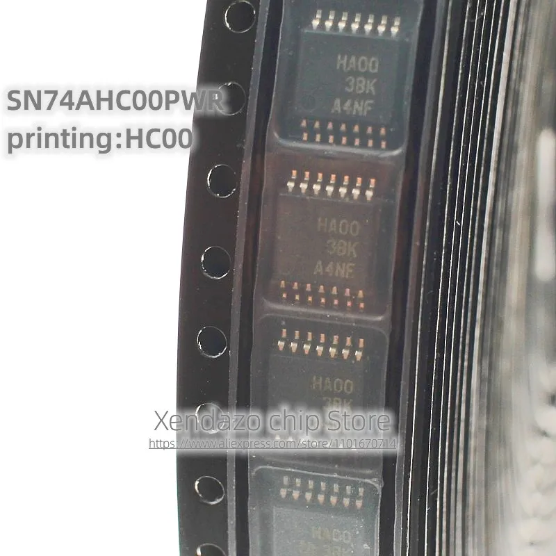 10pcs/lot SN74AHC00PWR SN74AHC00 Silk screen printing HC00 TSSOP-14 package Original genuine Logic chip