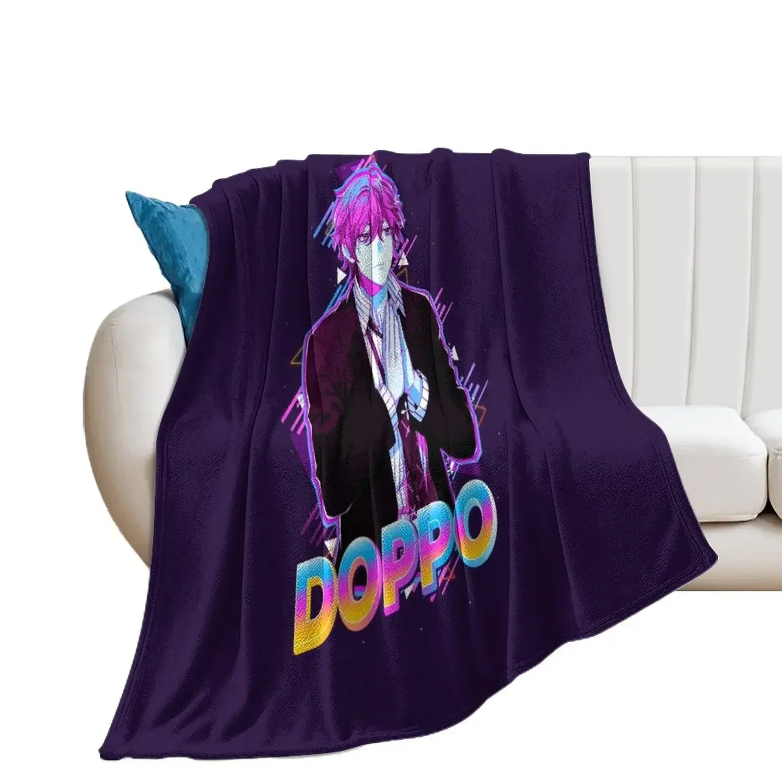 Doppo Kannonzaka Hypnosis Mic Throw Blanket Sofa Quilt Luxury St Camping Plaid on the sofa Blankets