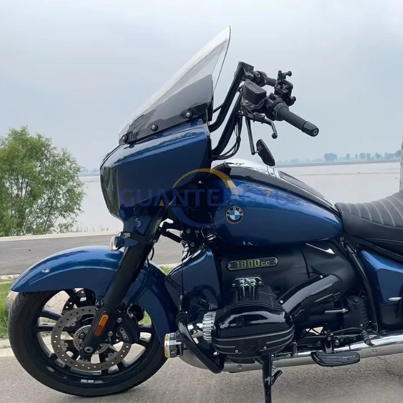 Aplicable a BMW R18B/Ranger R18TC/Intercontinental, manillar modificado, mango de garra, mango elevado, diámetro del tubo 32mm