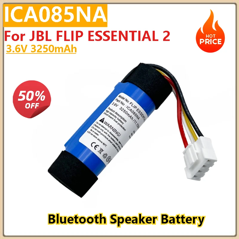 

3250mAh 3.6V ICA085NA Replacement Battery For JBL FLIP ESSENTIAL 2 Bluetooth Speaker Brand New High Quality