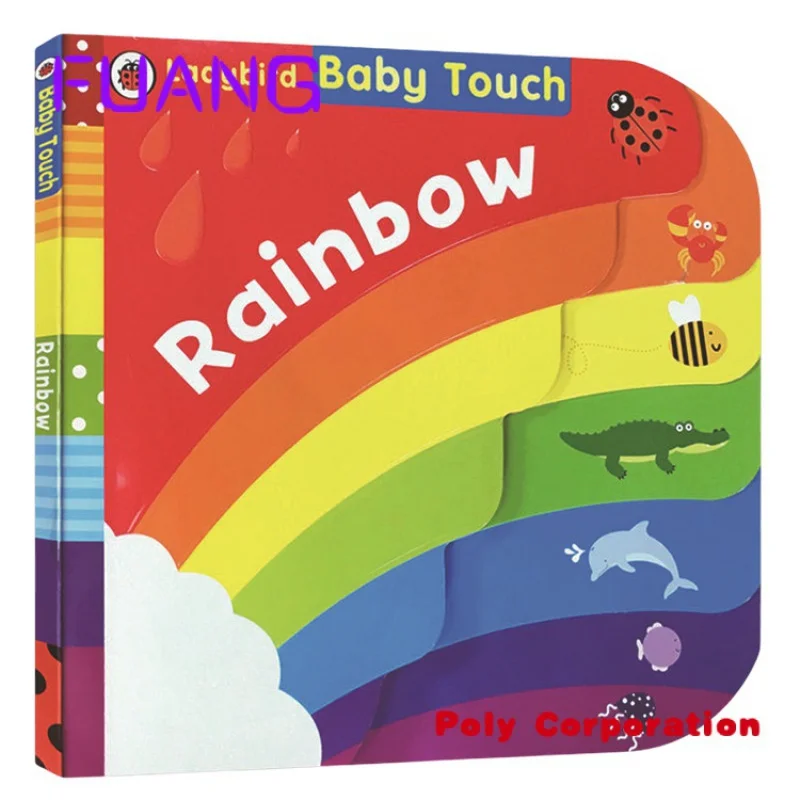 História em quadrinhos das crianças impressão profissional Rainbow Colorful Index Book Pure Custom Publishing House Serviço de impressão de livros