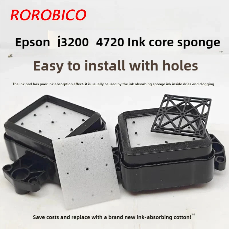 

Губка для резервуара для ухода за отработанными чернилами для EPSON i3200 4720 5210 5113, губка с сердечником чернил, укупорочная станция, губка для поглощения чернил