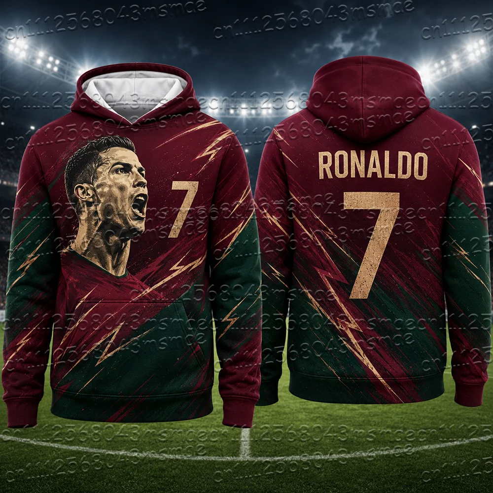 2026 Neue Sonderedition # 7 bedruckte Hoodies für Herren, Herbst, Langarm-Sweatshirt, lässiger Fußball-Pullover, Sport-Oberteile für Kinder/Erwachsene – Detail 8