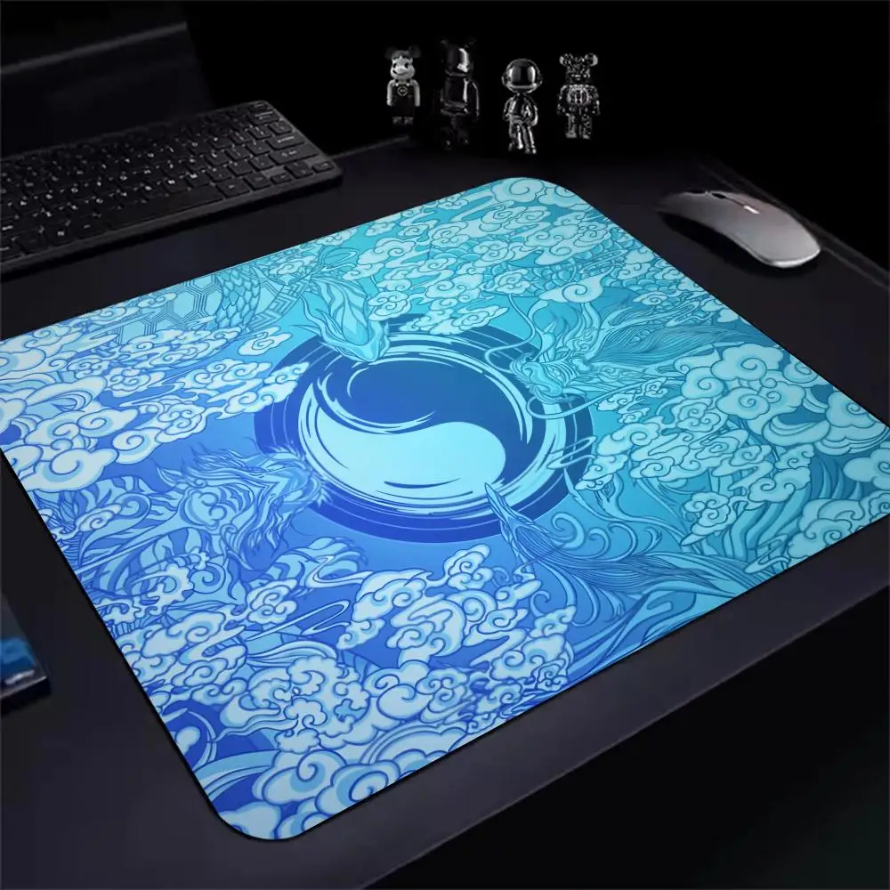 Esports Tiger Gaming Mouse Mat Gamer Mousepad Mini Pc Cabinet Keyboard Pad Deskmat Accessories Mause Laptops Pads 450x400mm