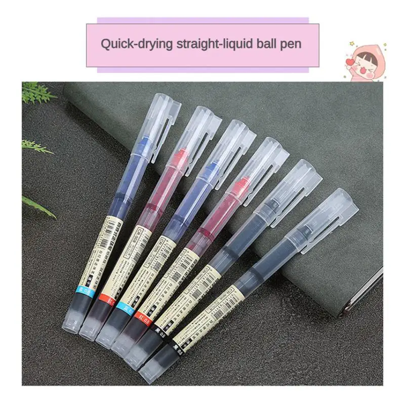 0.5MM High-Capacity Direct Liquid Rollerball Pens, Suitable For Office Work And Study, Gel Ink Pens