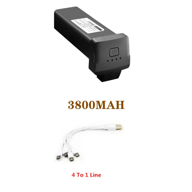 S155 Drone Battery S155 RC Dron Toy Brushless Remote RC Control Drone Quadcopter Spare Parts 7.4V 3800mAH Battery  Propeller Arm