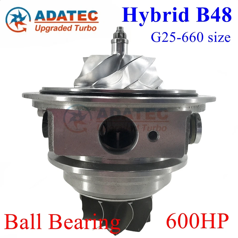 

Ball Bearing G25-660 size Hybrid B48 49477-02404 11657637563 49477-02400 Upgrade Turbine Cartridge For BMW 1er 2015/09-2019/12 F