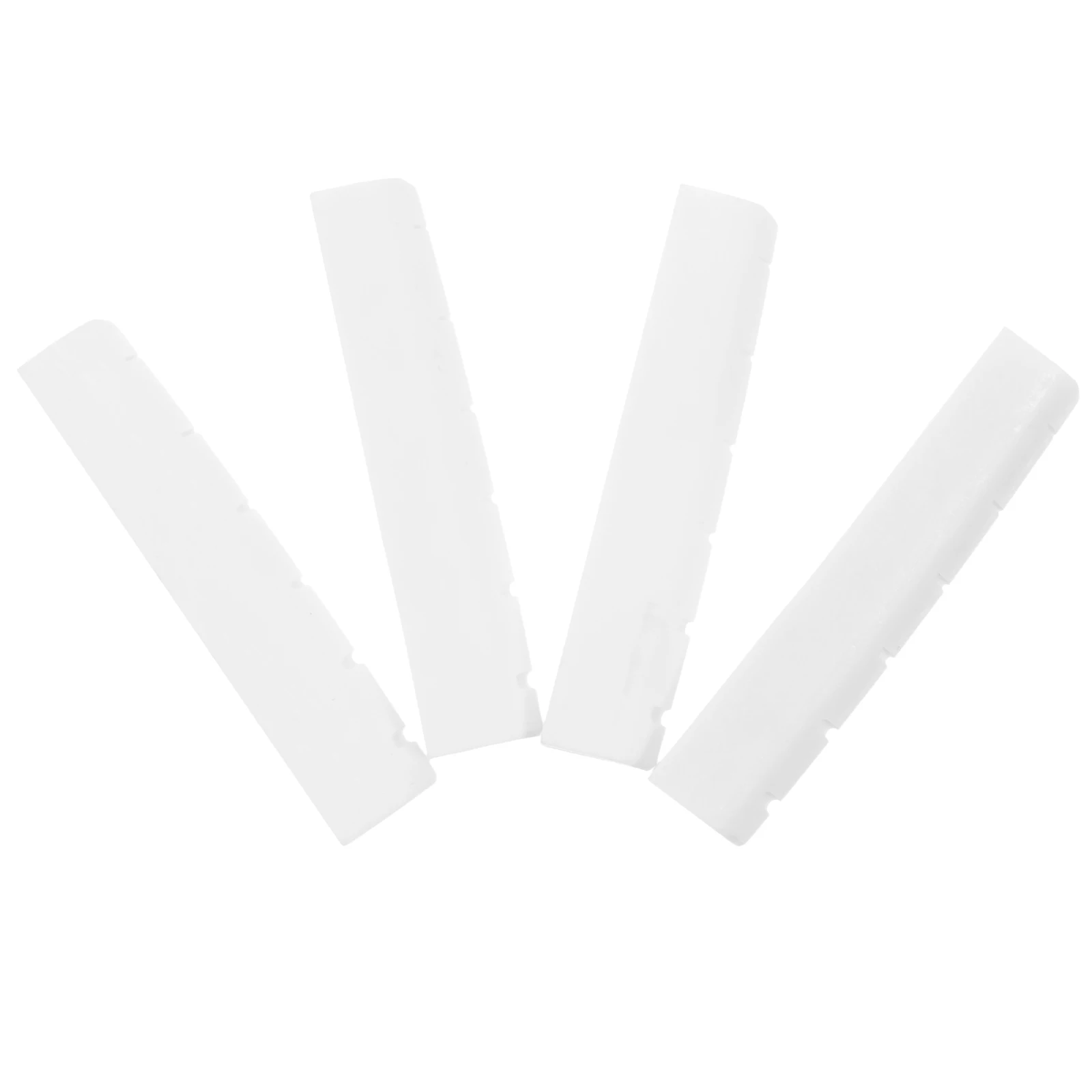 

4pcs Guitar String Bone Cow Bone Replacement Adjustable Bridge Nut For Electric Bass Acoustic Guitars Guitar Parts Accessories