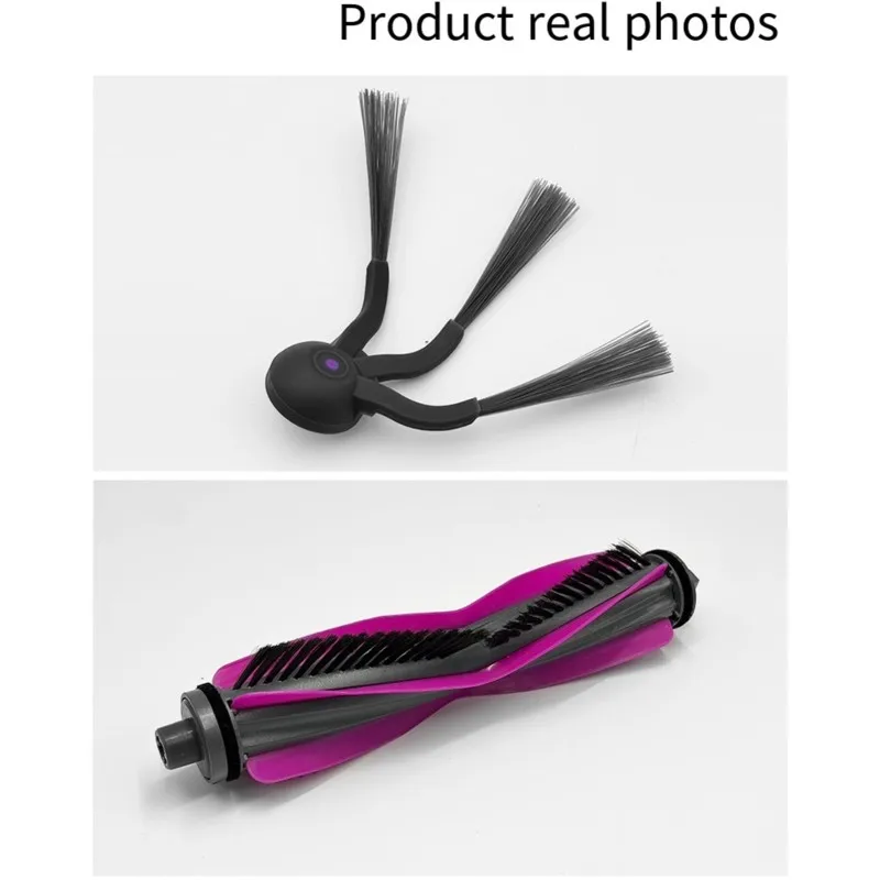

AT28-Robot Vacuum Cleaner Accessories For Eureka E20 Evo Plus:Replacement Parts Including Roller Brush, Side Brush, Filter& Mop