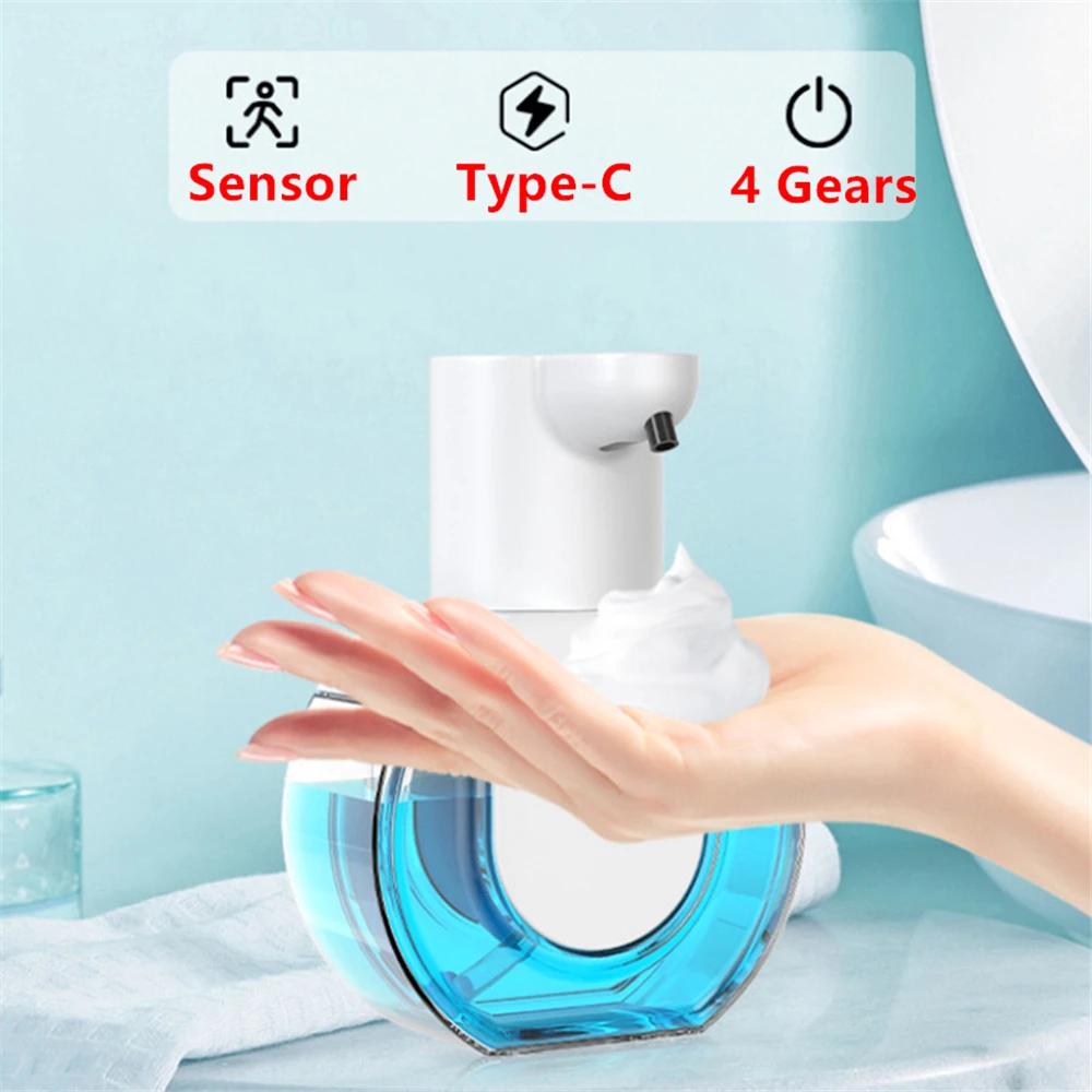 430ML Automatic Soap Dispenser Touchless Infrared Sensor Foam Dispenser Wall Mounted Hand Sanitizer Washer Bathroom Accessories