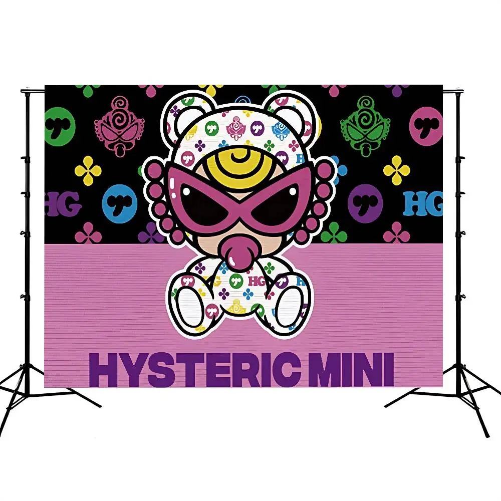 H-HYSTERIC MINI الملونة العلم الجدار شنقا البوهيمي جدار راية ماندالا ديكور فني داخلي