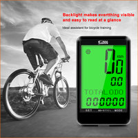 Sunding Stopwatch Bicycle Computer Bike Speedometer  Measurable Temperature LCD Digital Display MTB Cycling Odometer Stopwatch