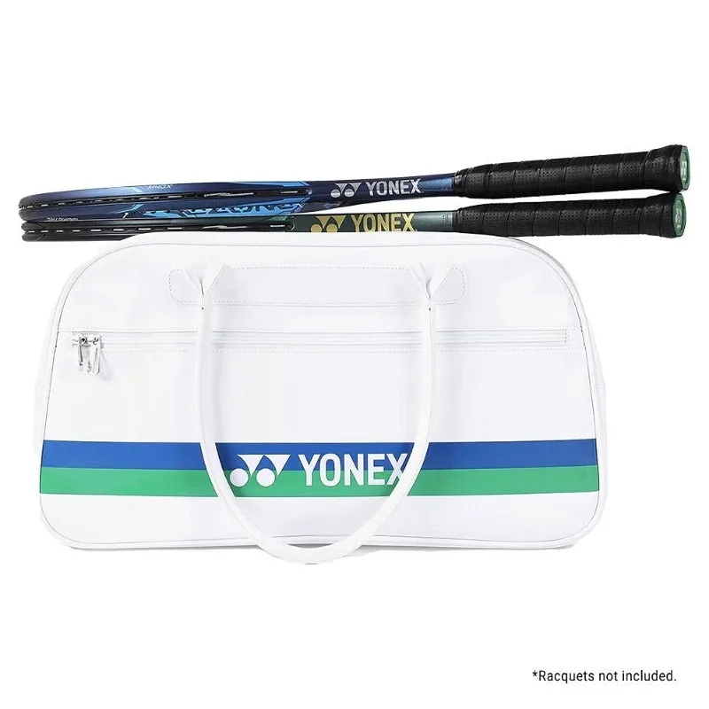 

Yonex 75th Anniversary PU Leather High Quality Badminton Racquet Bag Sports Tote Bag For Women Mens Can Hold 3 Racquets