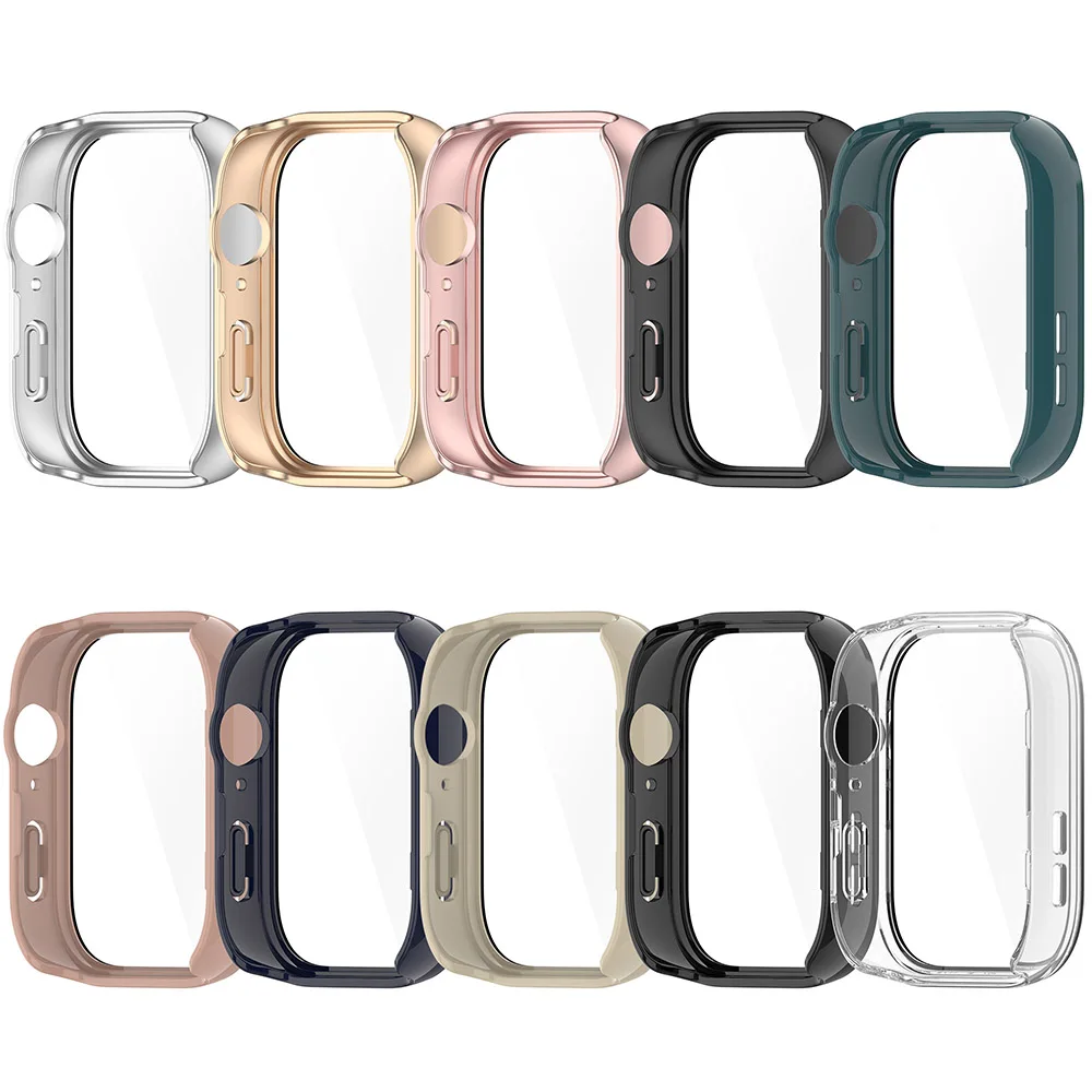 PC+Tempered Glass Case For Huawei Watch Fit 3 Fit3 Full Screen Protector Shell Cover