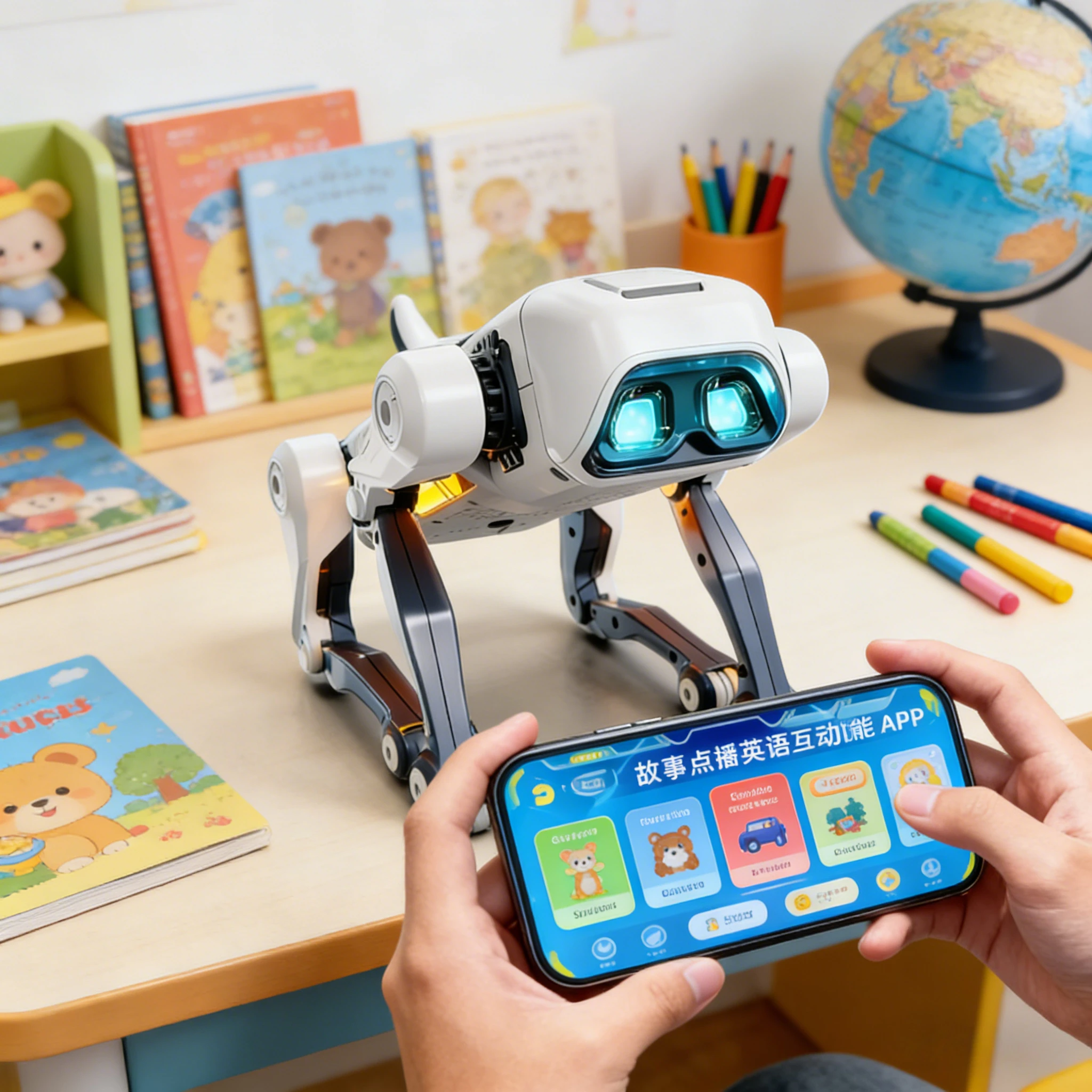 🧠   Cane Robot AI per l'Educazione Scientifica dei Bambini |   Cane Meccanico Giocattolo con Controllo Vocale Intelligente per Bambini