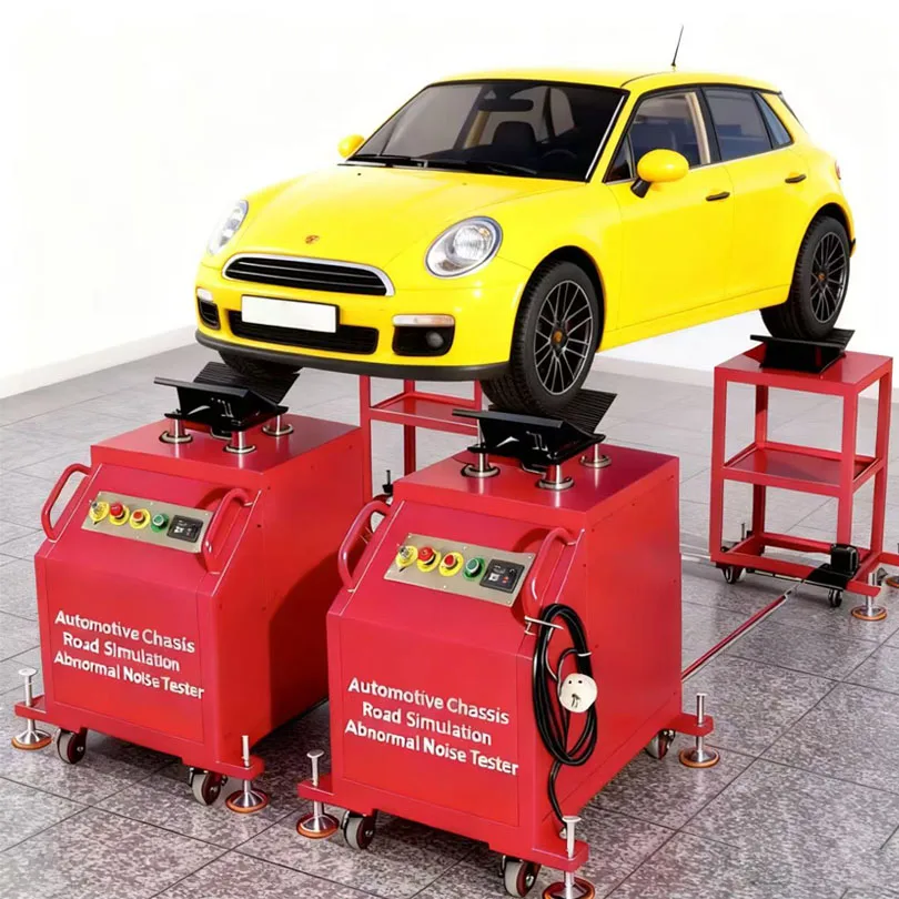 Metallic Chassis Detection Machine Abnormal Sound Identification for Road Bumpy Testing Car Care Equipment With Fixed Head