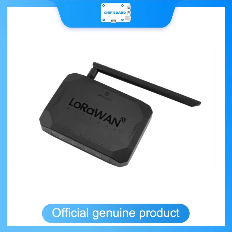 DFRobot Private LoRaWAN Gateway US915, Semtech SX1302 8CH, Quad-Core A35, 512MB RAM, 16GB eMMC, Node-RED, MQTT, WiFi Ethernet