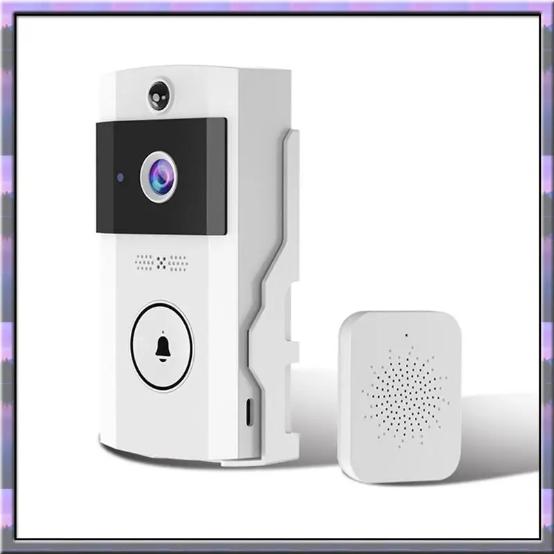 Hot Sale Smart WIFI Doorbell Camera With Solar Charging, Waterproof, Night Vision, HD, Two-Way Intercom Voice For Home Security