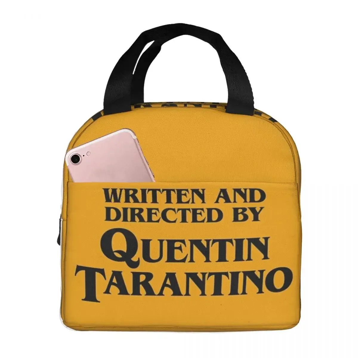 Vintage Film Quentin Tarantino Lunch Box Pulp Fiction Kill Bill Thermal Cooler Food Insulated Lunch Bag Portable Tote Bags