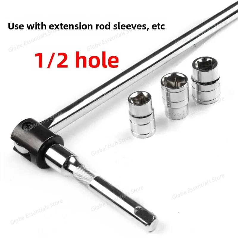 

1/2" Drive BREAKER BAR 10" 250mm Long Strong Arm Power Bar Wheel Wrench Tool