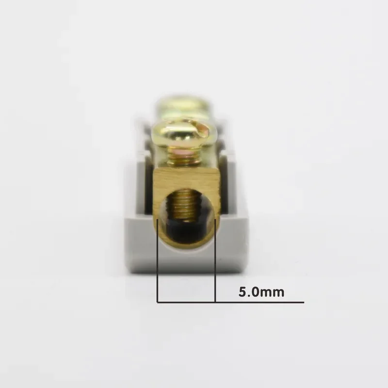 Electrical Accessories 10 Square Terminal Block High Power Wire Connector Brass + Flame Retardant Plastic Cable Connector