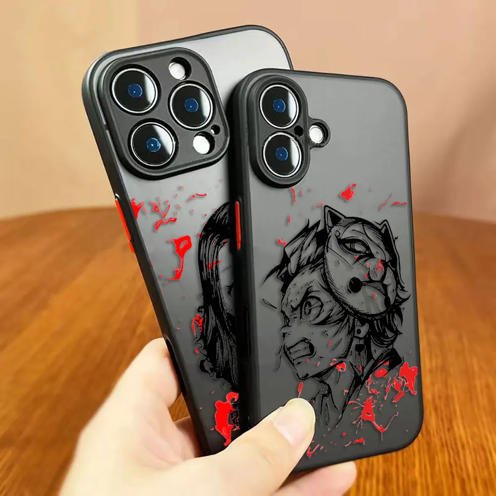 

D-Demon S-Slayer Nezuko Kimetsu Matte Case For Samsung A03S A04 A05 A05S A12 A13 A14 M23 M32 M33 M52 M53 M62 NOTE 8 9 10 20 Case