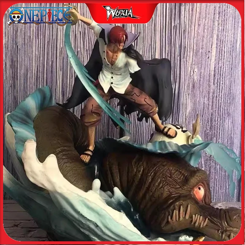 

28 см цельный большой Yonko Red-Haired Shanks GK статуя четвертого императора аниме фигурка эпическая Коллекционная модель украшение подарок фанаты