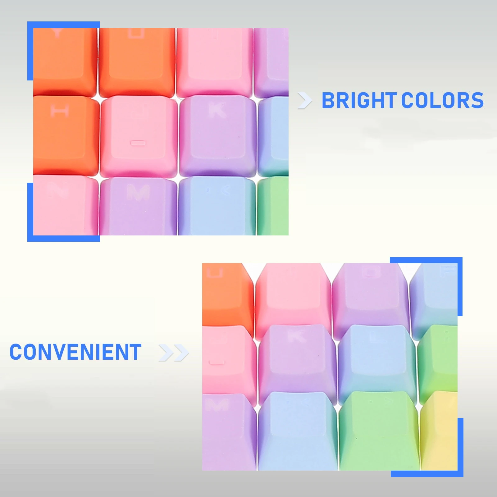 

Keycap Keyboard Accessories DIY Keycaps Kit Chic Supply Colorful Durable Home Computer