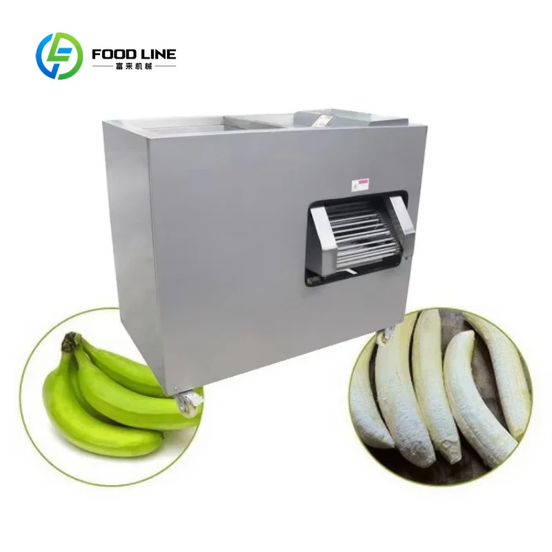 Customized Industrial 300-400Per/hour Plantain Peeling Machine Automatic Green Banana Peeler for Banana Chips Processing
