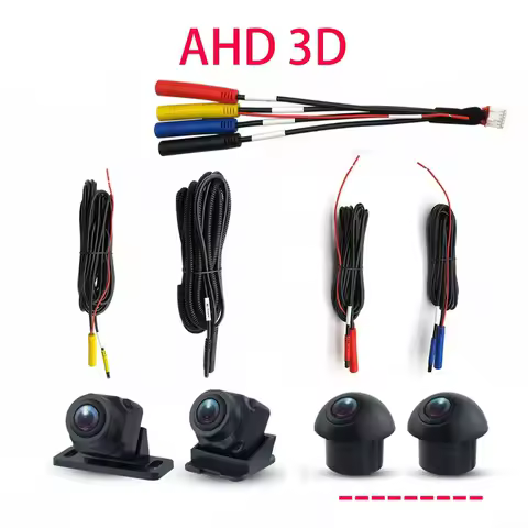 360 ° 서라운드 뷰 HD 카메라 내장형 자동차 안드로이드 라디오, 방수 및 충격 방지, 전면 및 후면, 왼쪽 및 오른쪽