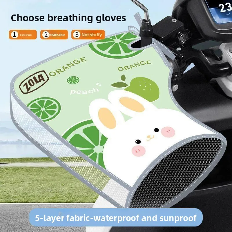 Electric Motorcycle Handle Covers Windproof Thin All Seasons Summer Sunproof Waterproof Gloves