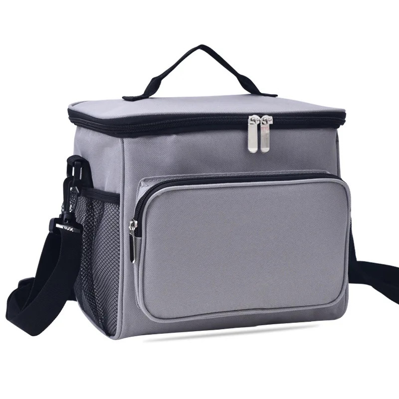 

10L 25x18x22cm Outdoors Cooler Lunch Bags Grils Insulated Food Picnic Box Women High Capacity Handbag Thermal Bento Tote Bags