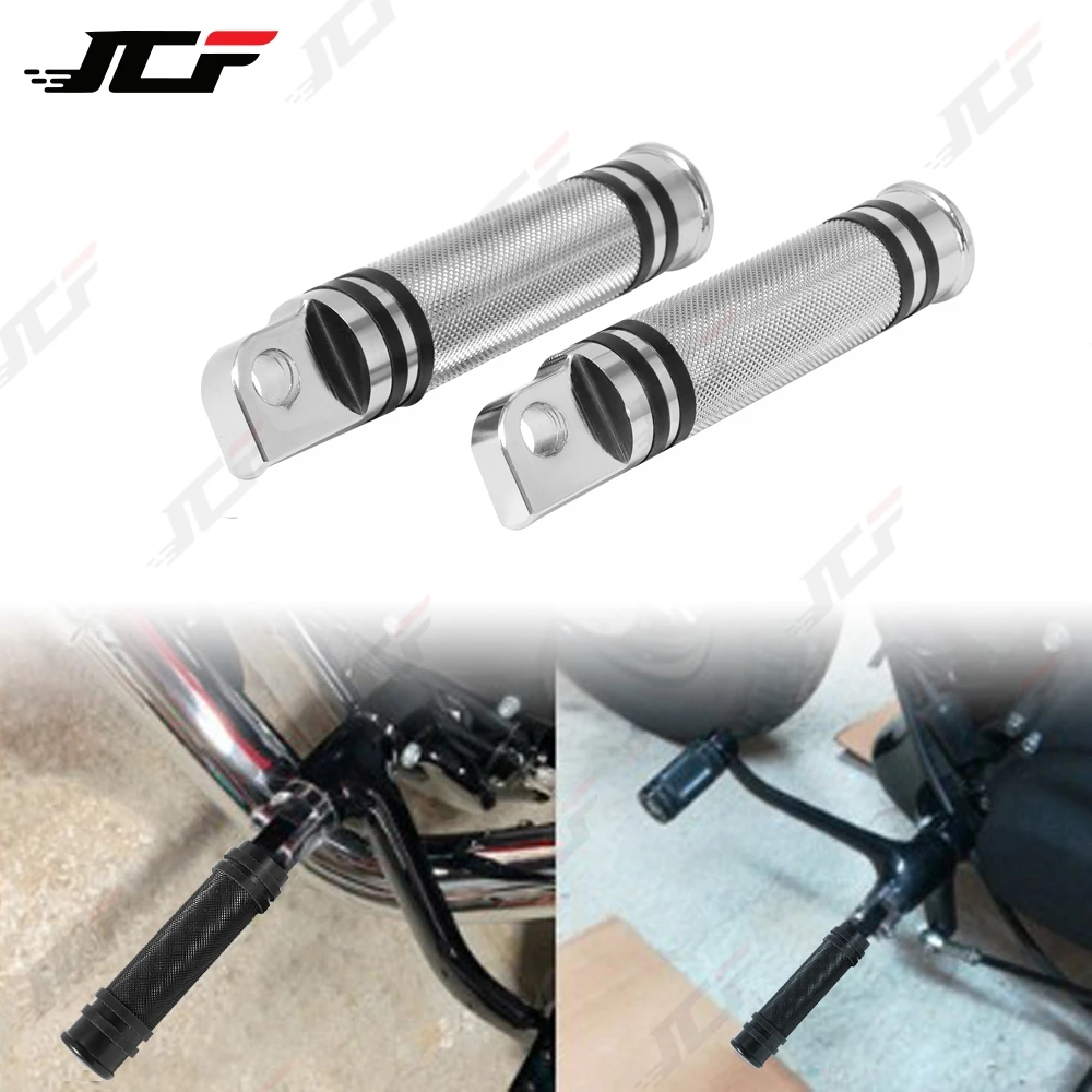 Motorcycle Front Rear Foot Peg Footrest Pedal for Harley Sportster 883 1200 XL Touring Road King Dyna Fatboy V-Rod XG750 XG500