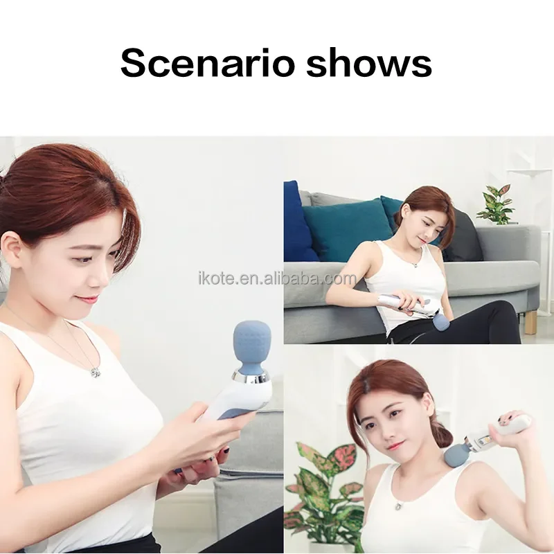Electric Massage Stick 5 Modes Vibration Kneading Massager USB Charging Mini Full Body Fascia Gu n