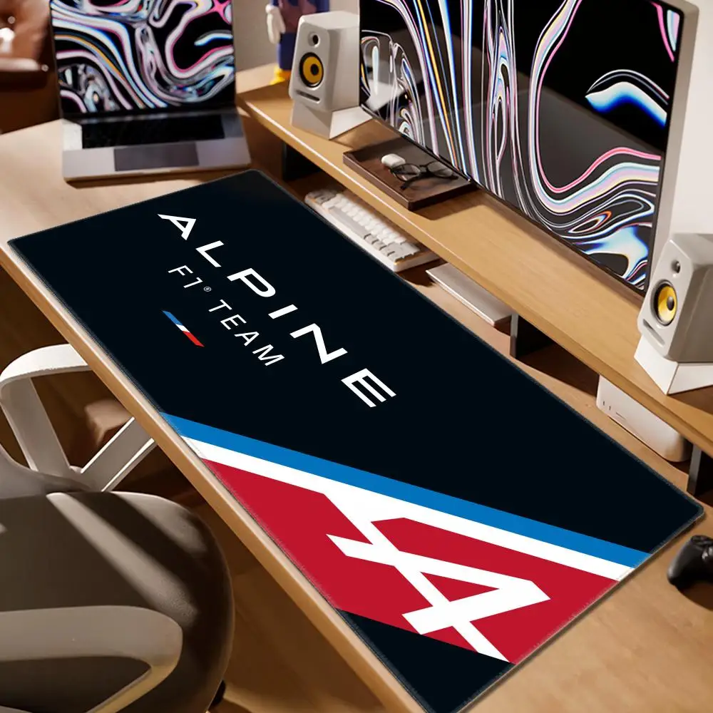 Alpine Logo Tricolor Mouse Pad Gamer Mousepad Baby Bear Mouse Pad Large Mouse Mat Natural Rubber Desk Rug PC Desk Mats Design