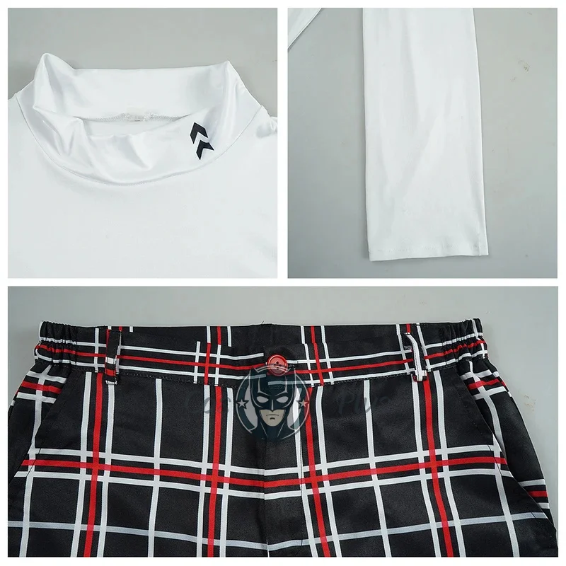 أنيمي P5 Amamiya Ren تأثيري حلي P5 زي مدرسي هالوين البدلة معطف حفلة سوداء موحدة مجموعة