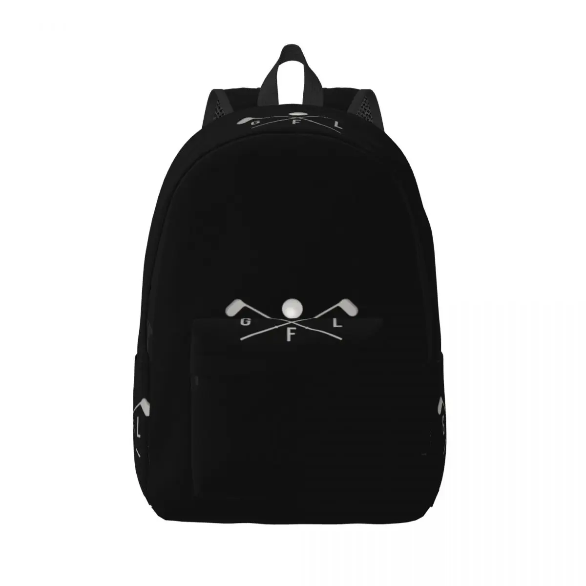 Golf Golf Clubs Golf Ball Student Backpack School Bag Hiking Travel Daypack for Men Women Bookbag Shoulder Bags