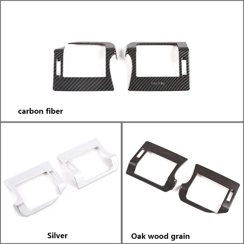 For Land Rover Defender 90 110 130 20-24 ABS Car Air Conditioner Both Sides Air Outlet Frame Cover Trim Sticker Car Accessories