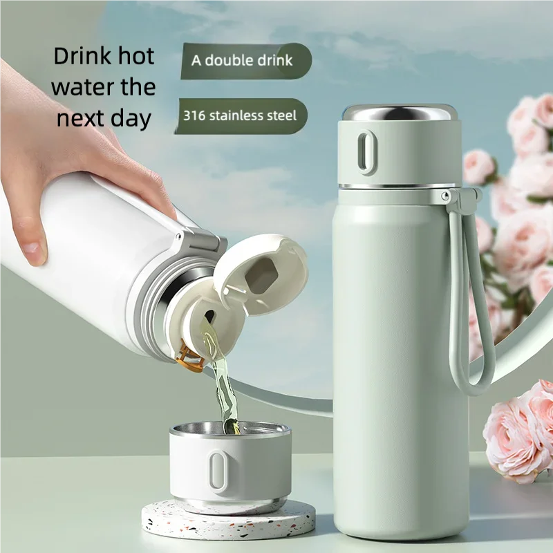 

Thermal Cup Thermo Bottle Stainless Steel Coffee Insulated Hot Drink Water Keeps Cold Tea Travel Girl Gift Drinkware Coffeeware