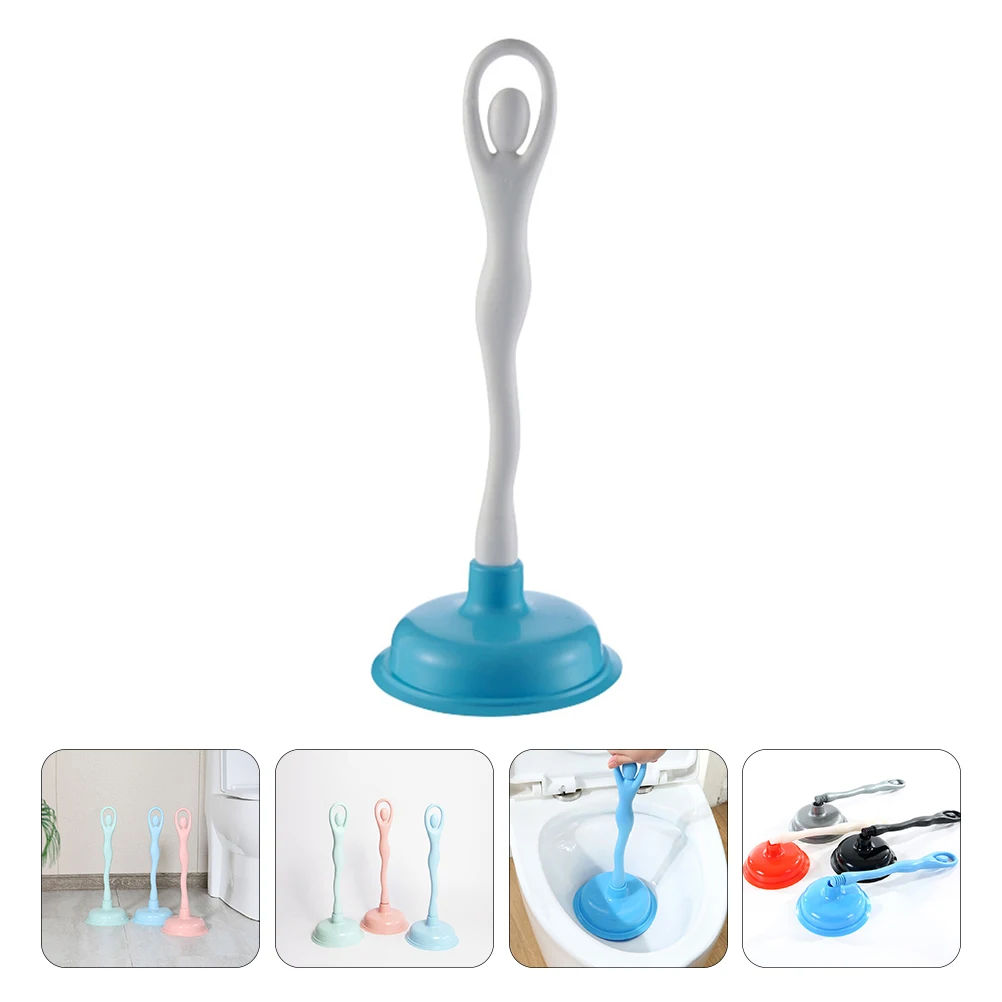 

1Pcs Toilet Suction Plunger Plastic Closestool Cleaner Bathroom Kitchen Sink Clogging Solver Sewer Drain Cleaner